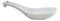 Pack of 6 Yukino Hana Collection Ceramic Asian Soup Spoons With Hook 5.75"L