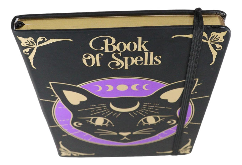 Mystic Mog Cat Book Of Spells Lined Pages Journal Book With Bookmark And Cord