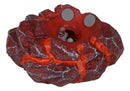 Red Magma Lava Rock LED Light Base Display Stand For Our Mini Dragon Eggs Series