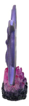 Wicca Shaman Spiral Goddess Triple Moon Pentagram With LED Crystals Figurine