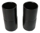 Set of 4 Kokuyo Black Minimalist Porcelain 1.25oz Ochoko Yuzu Sake Cups