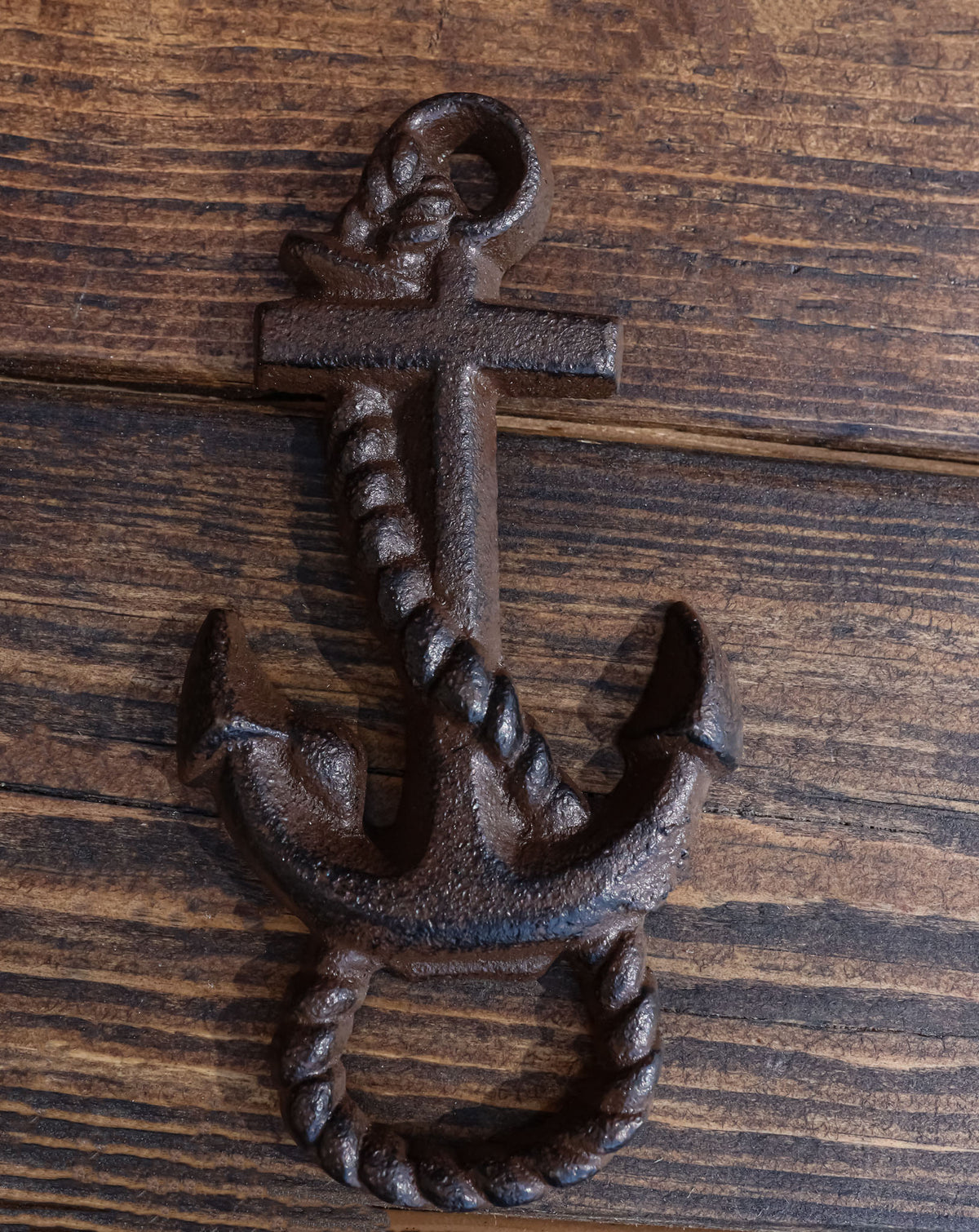 Set Of 2 Rustic Solid Cast Iron Nautical Ship Anchor Hand Beer Bottle Openers