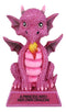 Pink Drake Koan Cartoon Chibi Dragon Figurine A Princess With Her Own Dragon