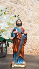 Apostle Of Jesus Martyr Saint Simon The Zealot With Long Saw Figurine 12" Series