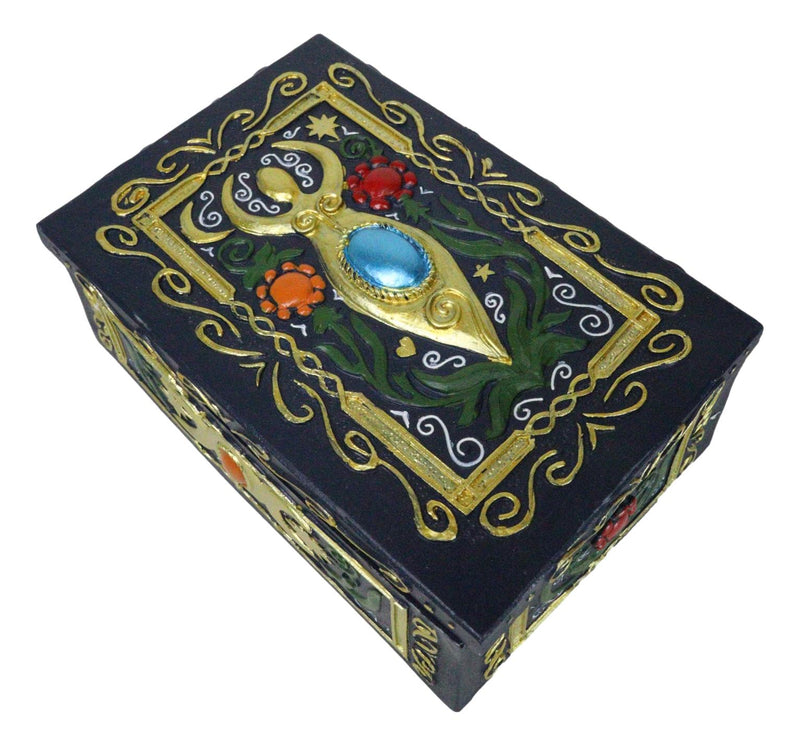 Shaman Chakra Energy Spiral Goddess Wicca Divination Tarot Cards Decorative Box