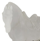 Ebros Acrylic Translucent Ming Terracotta War Horse Replica Statue 11.5" Long
