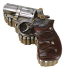 Rustic Old World Western Country Cowboy Gun Pistol With Bullets Trinket Box