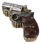 Rustic Old World Western Country Cowboy Gun Pistol With Bullets Trinket Box