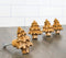 Set Of 4 Western Rustic Forest Pine Trees Faux Wooden Cabinet Door Pull Knobs