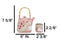 Pink Sakura Cherry Blossoms With Rabbit Hexagonal Teapot With 4 Tea Cups Set