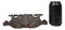 Pack Of 3 Cast Iron Amphibian Tree Frog Garden Stepping Stone Pave Foot Steps
