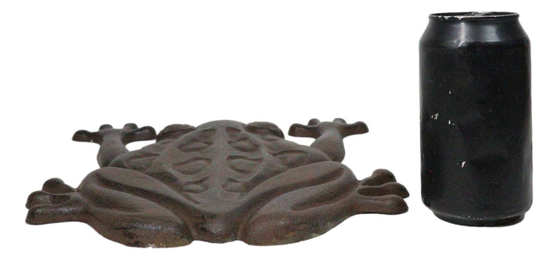 Pack Of 3 Cast Iron Amphibian Tree Frog Garden Stepping Stone Pave Foot Steps