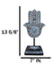 Hand of God Hamsa Palm With Magen David Star Eye of Providence Figurine Plaque