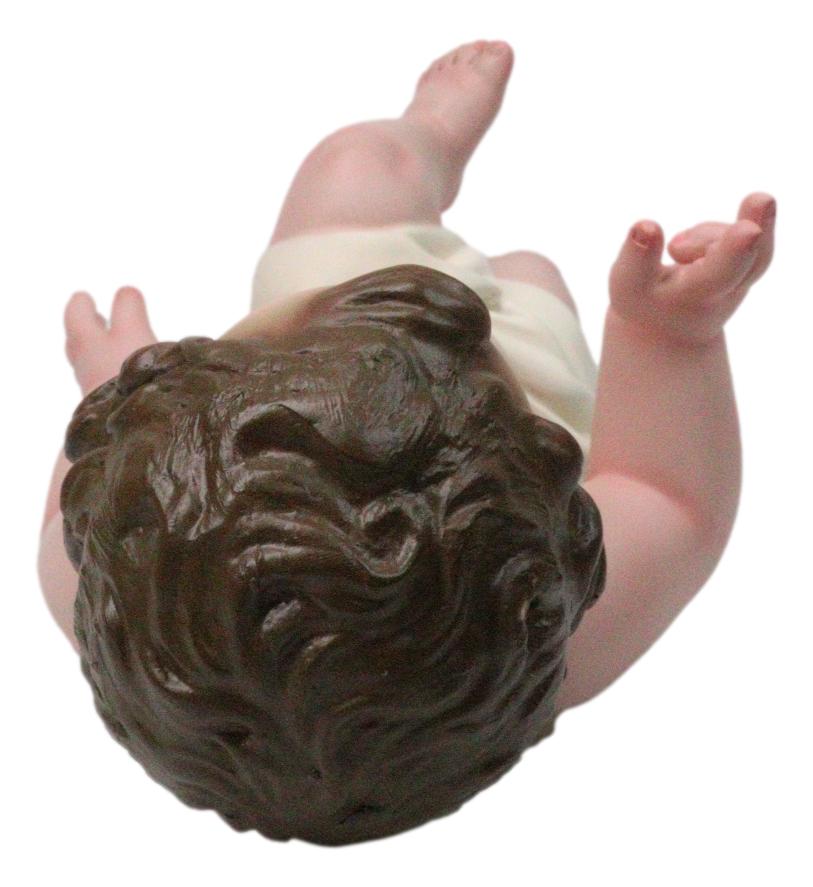 Nativity Christmas Realistic Infant Baby Jesus With Moving Hands Statue 12" L