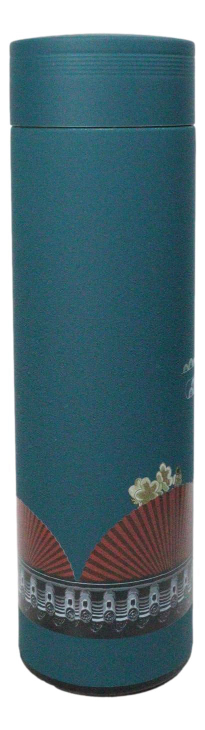 Cranes Florals 17oz Vacuum Insulated Stainless Steel Thermos Bottle With Infuser