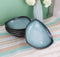 Set Of 5 Seikai Blue Sky Stars Appetizer Salad Triangular Deep Serving Plates