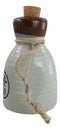 Shoyu Calligraphy White Tenmoku Porcelain Soy Sauce Dispenser Flask 7oz Set Of 6
