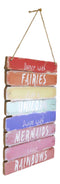 Dance With Fairies Ride A Unicorn Swim With Mermaids Chase Rainbows Wall Decor