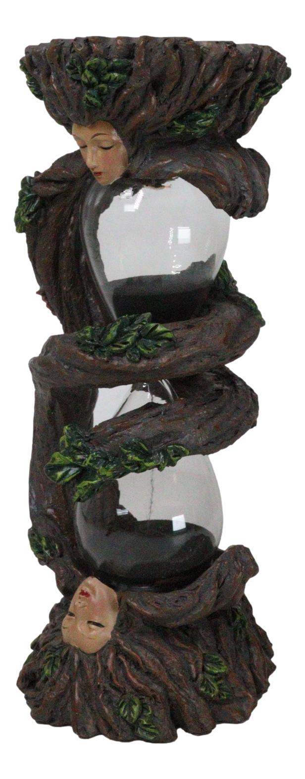 Forest Spirit Tree Lady Greenwoman Ent Gaia Spiraling Branch Sandtimer Figurine