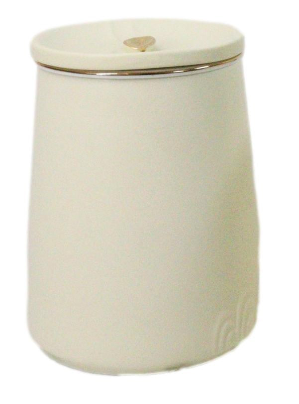 White 15 Oz Chic Porcelain Tea Mug with Wooden Handle, Lid and Infuser