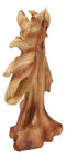 Wild Stallion Horse Bust In Faux Cedar Wood Finish Figurine 11"H Resin Decor