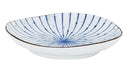 Pack Of 6 Fubuki Tokusa Made In Japan Round Flair Geometric Large Dinner Plates