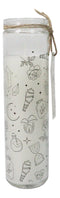 Mystical Magic Symbols White Sage Wicca Tall Tube Scented Candle Home Fragrance