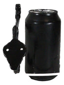 Set Of 3 Forged Cast Iron Black French Scroll Art Double Hooks Wall Coat Hangers