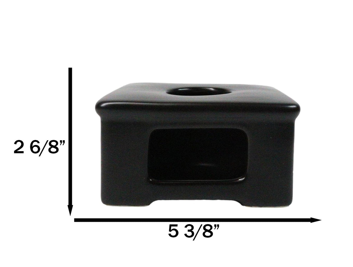 Japanese Cast Iron Imperial Tetsubin Teapot Warmer Tea Light Wax 4.75" Diameter