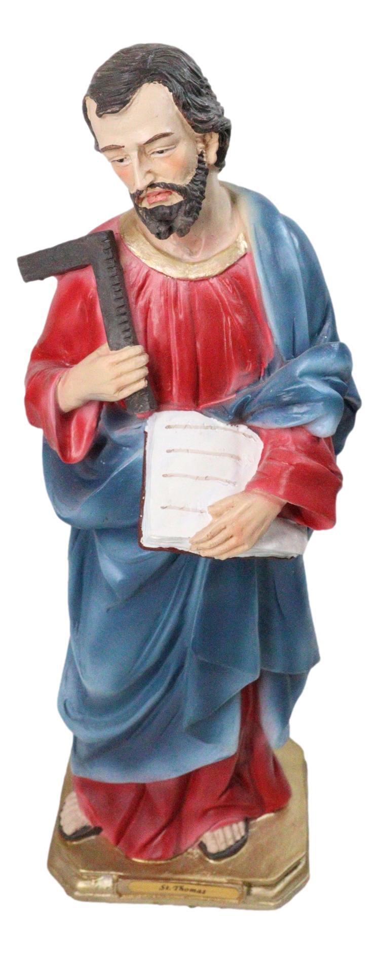 Apostle Of Jesus Saint Thomas The Architect and Logic Thinker Figurine 12"