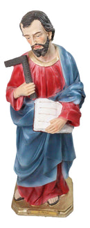 Apostle Of Jesus Saint Thomas The Architect and Logic Thinker Figurine 12"