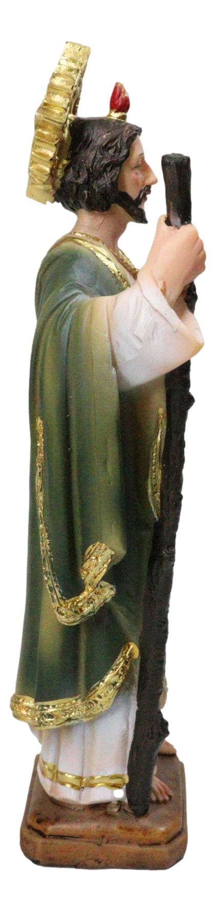 Saint Jude Thaddeus Apostle Disciple Of Jesus Fire And Sun Medal Figurine 12"H