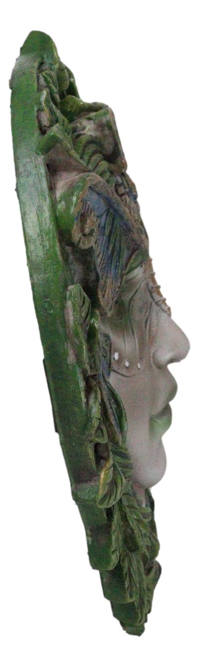 Celtic Greenwoman Tree Lady Gaia Ent Earth Goddess Butterfly Mask Wall Decor - Ebros Gift