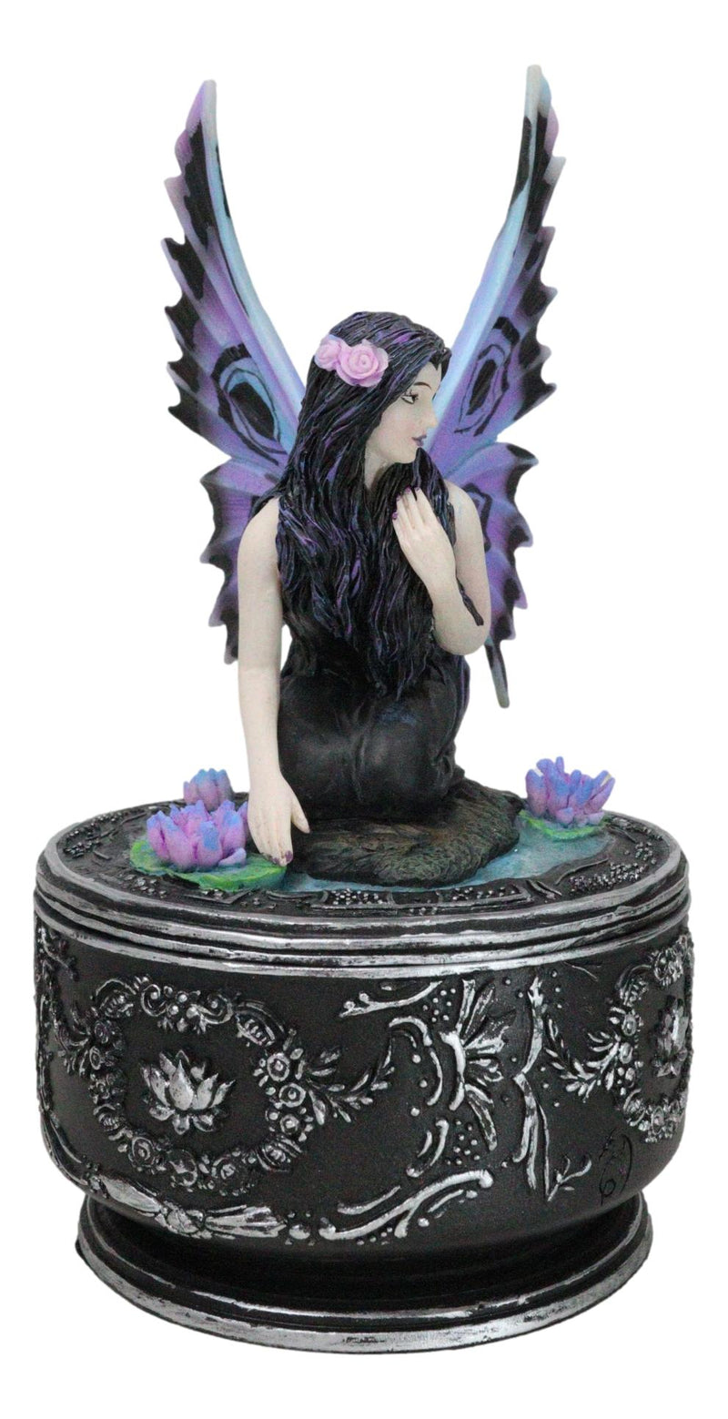 Fantasy Water Nymph Naiad Gothic Fairy Fae Secret Elemental Jewelry Decorative Box