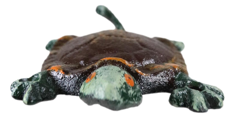 Nautical Sea Turtle Tortoise Cast Iron Rustic Verdigris Wall Hooks Set Of 2