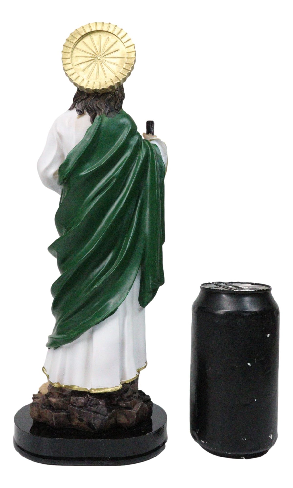 Catholic Apostle Saint Jude Thaddeus On Holy Spirit Fire Figurine With Base 12"H