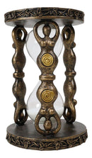 Wicca Yoga Metaphysical Sacred Spiral Goddess Shaman Triple Moon Sand Timer