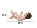 Nativity Christmas Realistic Infant Baby Jesus With Moving Hands Statue 12" L