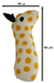 Wool Safari Giraffe Baby Animal Head Plush Doll Wall Decor Safari Collection