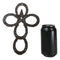 Set Of 2 Cast Iron Rustic Western Horseshoes And Lone Star Christian Wall Cross