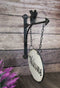 Cast Iron Rustic Farmhouse When Pigs Fly Angel Pig With Arrow Welcome Wall Sign
