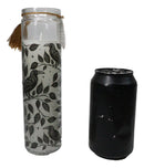 Pack of 2 Mystic Raven Deadly Nightshade Scented Tube Candles in Glass Jars 8"H