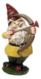 Set of 3 Forest Mischief Bad Naughty Gnomes Drunk Peeing and Pranking Figurines