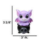 Purple Wandra Drake Potion Pals Small Baby Dragon Imp InCauldron Figurine