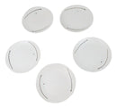 Set Of 6 Yukino Hana Snowflakes Round Appetizer Dessert Salad Ceramic Plates 6"D