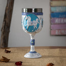 Trail Of Painted Ponies Snow Crystal Pony With Frost Flakes Horse Wine Goblet