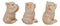 Rustic Country Hog Heavens See Hear Speak No Evil Piglet Pigs Figurines Set