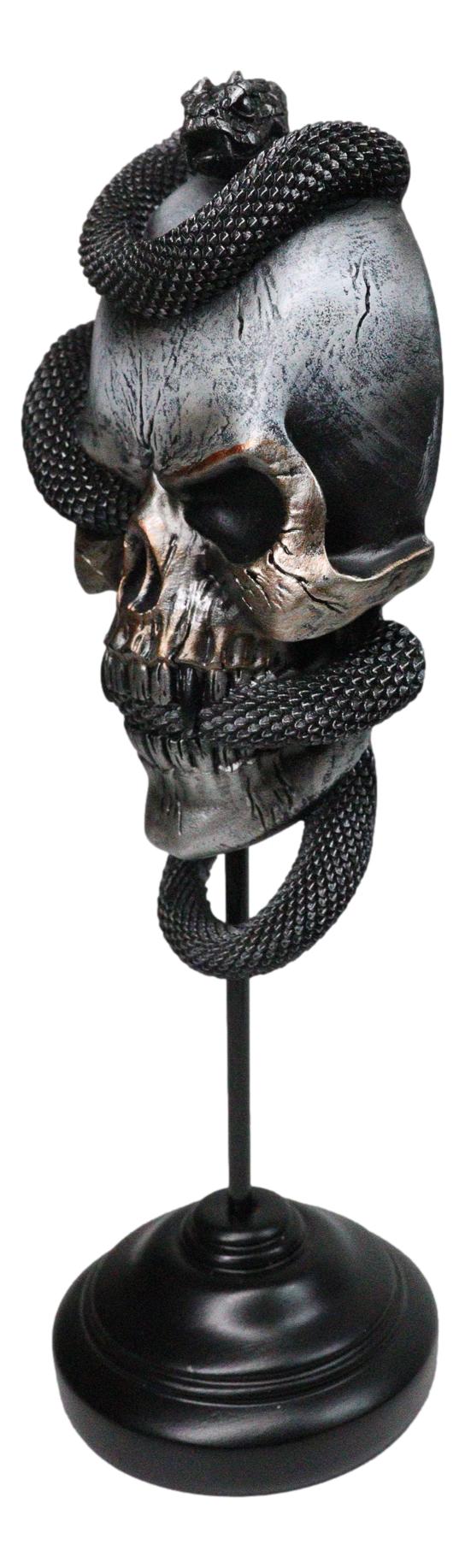 Cult Of Canaan Serpent Skull Masque Ornament On Pole Stand Or Wall Sculpture