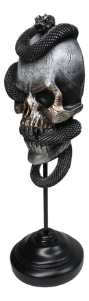 Cult Of Canaan Serpent Skull Masque Ornament On Pole Stand Or Wall Sculpture
