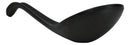Contemporary Black Melamine Asian Soup Spoons With Ladle Hook Pack Of 12 Set